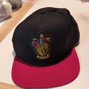Warner Bros. Black and Red Gryffindor Hat with adjustable back